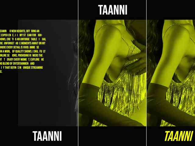Taanni's webcam live show