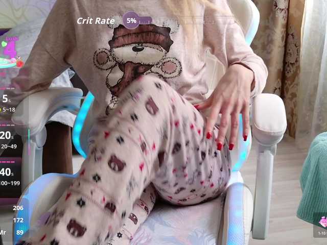 Catsy-Love- — Look your camera 66 tok 5 min. Lovens' favorite vibrations: 19, 33, 99, 160, 202 tokens. Striptease: Total: @total  accumulated: @sofar left: @remain.