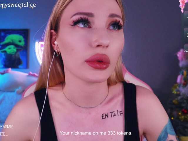 le modèle MySweetAlice est en webcam porno dans un show sur le site bongacams, il possède les tags suivants: White/Caucasian,Blonde,Shaved