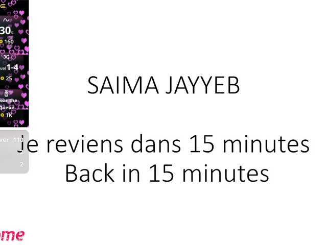 saimajayeb's BongaCams show and profile