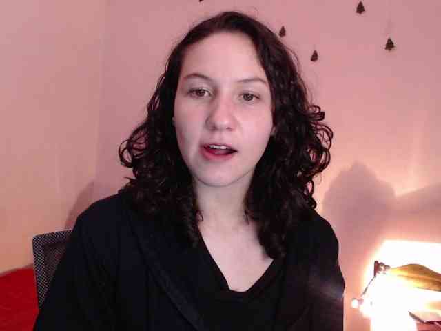 Jane R (18, Hispanic Cam Girl) performing deepthroat.