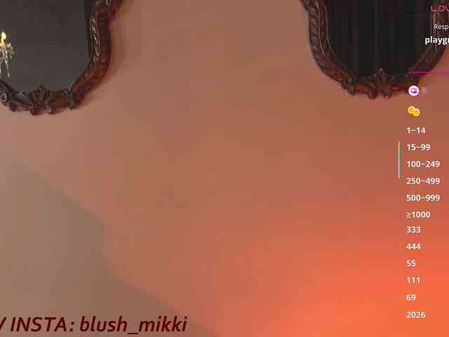 BlushMikki webcam
