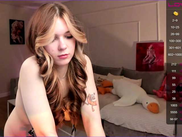 Melissa-Fox — HI! I'M MILA! GOAL - TOPLESS! LOST  @remain TK LEFT! FAVORITE BUZZZ - 212, 111, 99, 55, 38TKComments for camera - only text