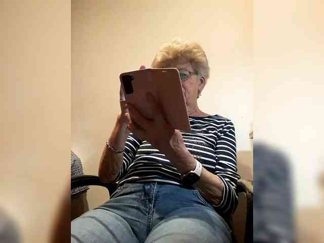 Reife-dame webcam