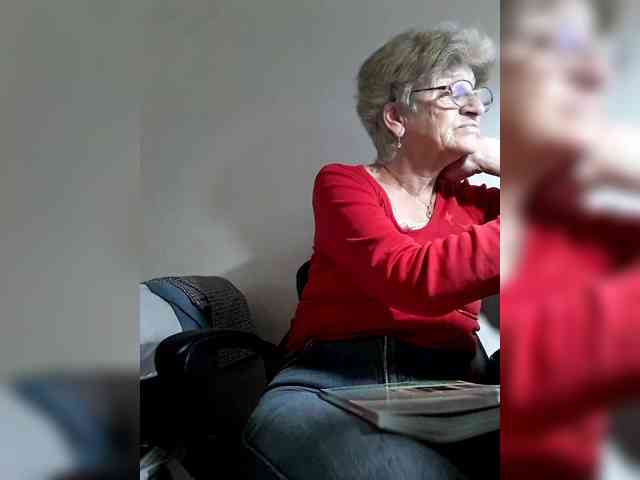 Reife-dame webcam