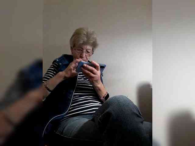 Reife-dame webcam