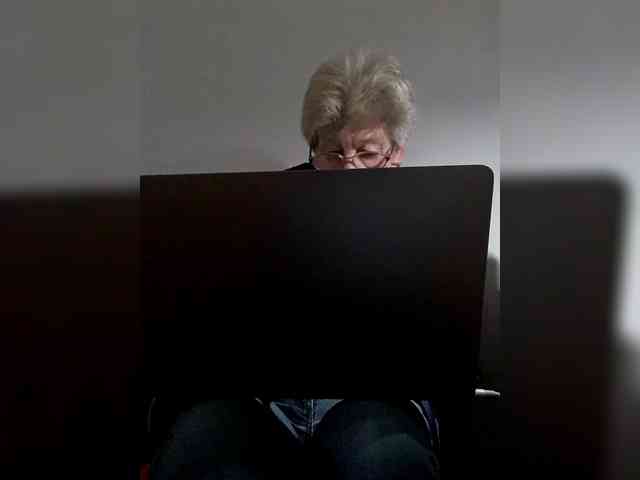 Reife-dame webcam