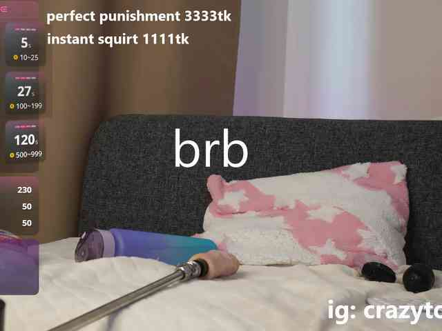 crazy-toy Live Webcam on BongaCams