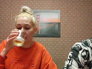 Andre-Blondinochka Porn Show