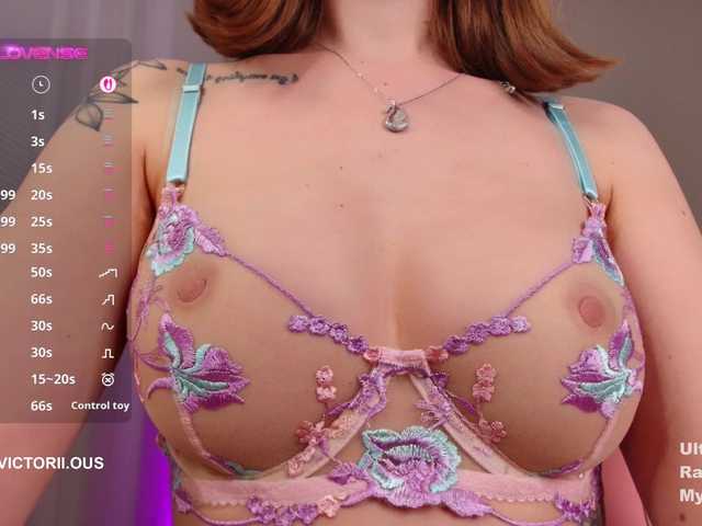 Mrs-Tory — Hi I'm Viktoria - patroness of lonely masturbators. Before private write me to the PM. Lovense is ON. Favorite vibrations: 69, 111, 222, 555.