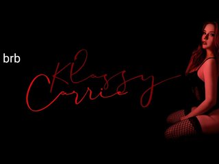 Classy-Carrie Porn Show