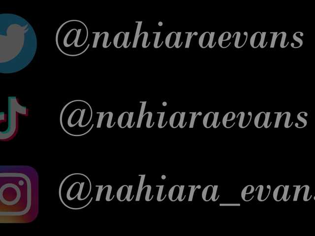 NahiaraEvans-'s BongaCams show and profile