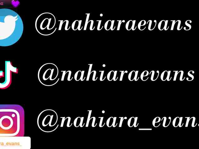 NahiaraEvans- webcam