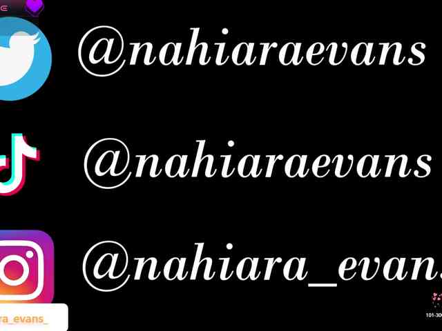 NahiaraEvans- webcam