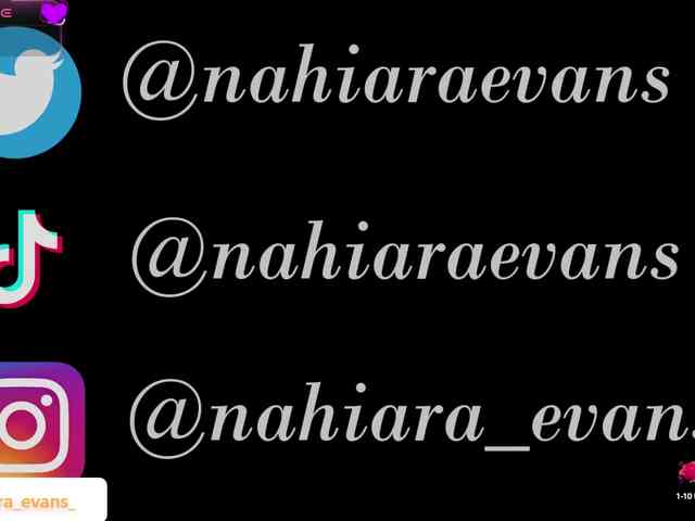 NahiaraEvans- webcam