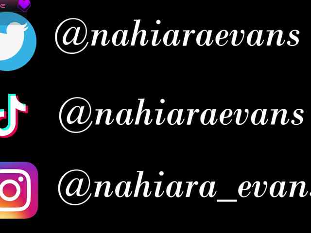 NahiaraEvans- webcam