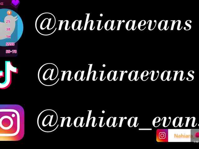 NahiaraEvans- webcam