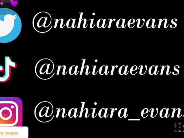 NahiaraEvans- webcam