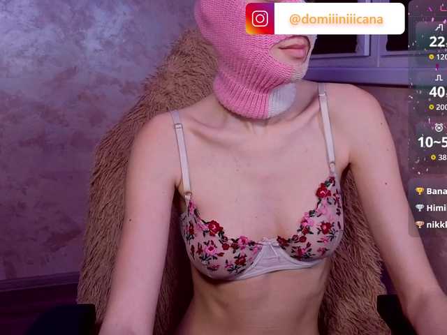 Domiiiniiicana's BongaCams show and profile