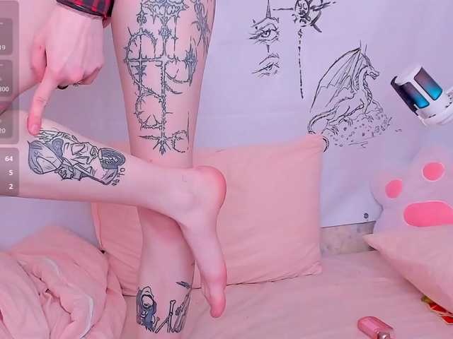 NessaV — IM ANSWER WITH VOICE. WRITE MY GF  ~ GOAL: [@total] teasse with feet [@remain] 