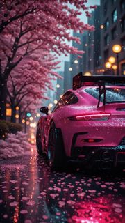 Pink car