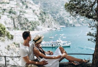 On a romantic trip