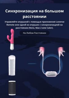 Виброзажимы для сосков lovense gemini