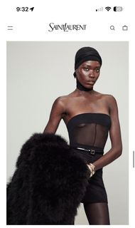 YSL dress winter 24