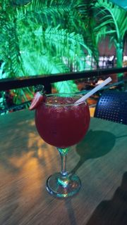 An ice cold cocktail