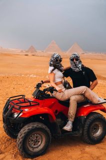 Quad bike ride in the desert