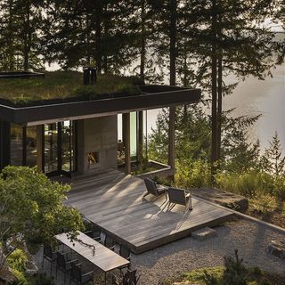 house in the mountains