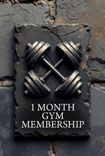 1 month gym membership