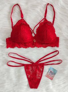 red lingerie