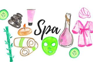 a relaxing spa day