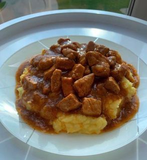 Cutlet with mashed potatoes