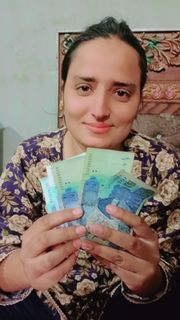 Becomes a rich woman