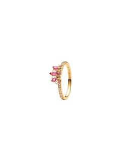 anillo Tiara Princesa Rapunzel de Disney de Pandora