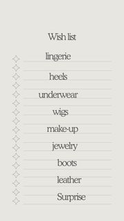 Wish list
