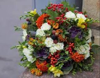 Bouquet of flowers.
