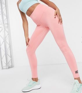 HIIT Pink Ruffled Leggings (xs)