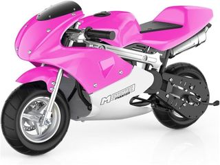 A pink motorcycle