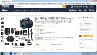 Canon EOS Rebel T5i 18.0 MP CMOS Digital Camera with EF-S 18-55mm f/3.5-5.6 IS STM Zoom Lens, Automatic Bounce and Swivel TTL Flash, Telephoto & Wide Angle Lenses, and Deluxe Accessory Kit