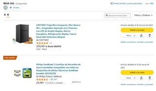 Wish list