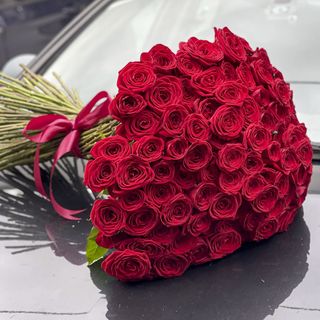 Букет моих любимых красных роз:)