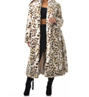 Leopard fur coat