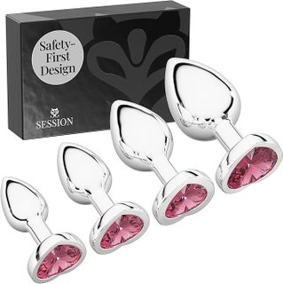 Session Jewel Butt Plug Beginner 4 Piece Set
