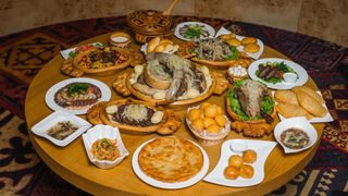 table of food every day
