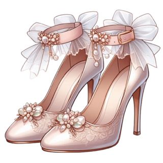 Pair of high heels