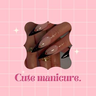 cute manicure